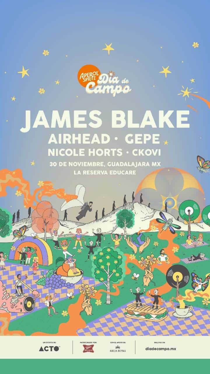 El cantautor James Blake encabezará el festival musical Aperol Spritz 2024 en Guadalajara