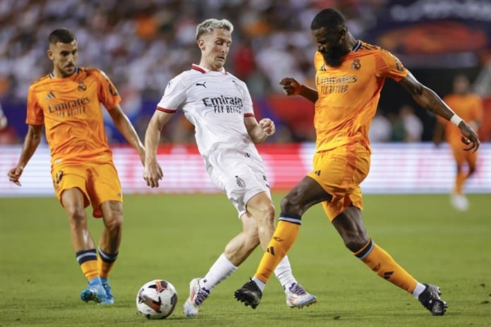 Real Madrid cae frente al Milán en su debut de pretemporada en EEUU