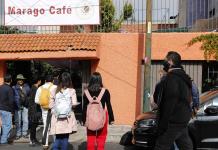 De cafetería de barrio a sala de prensa improvisada de la futura presidenta de México