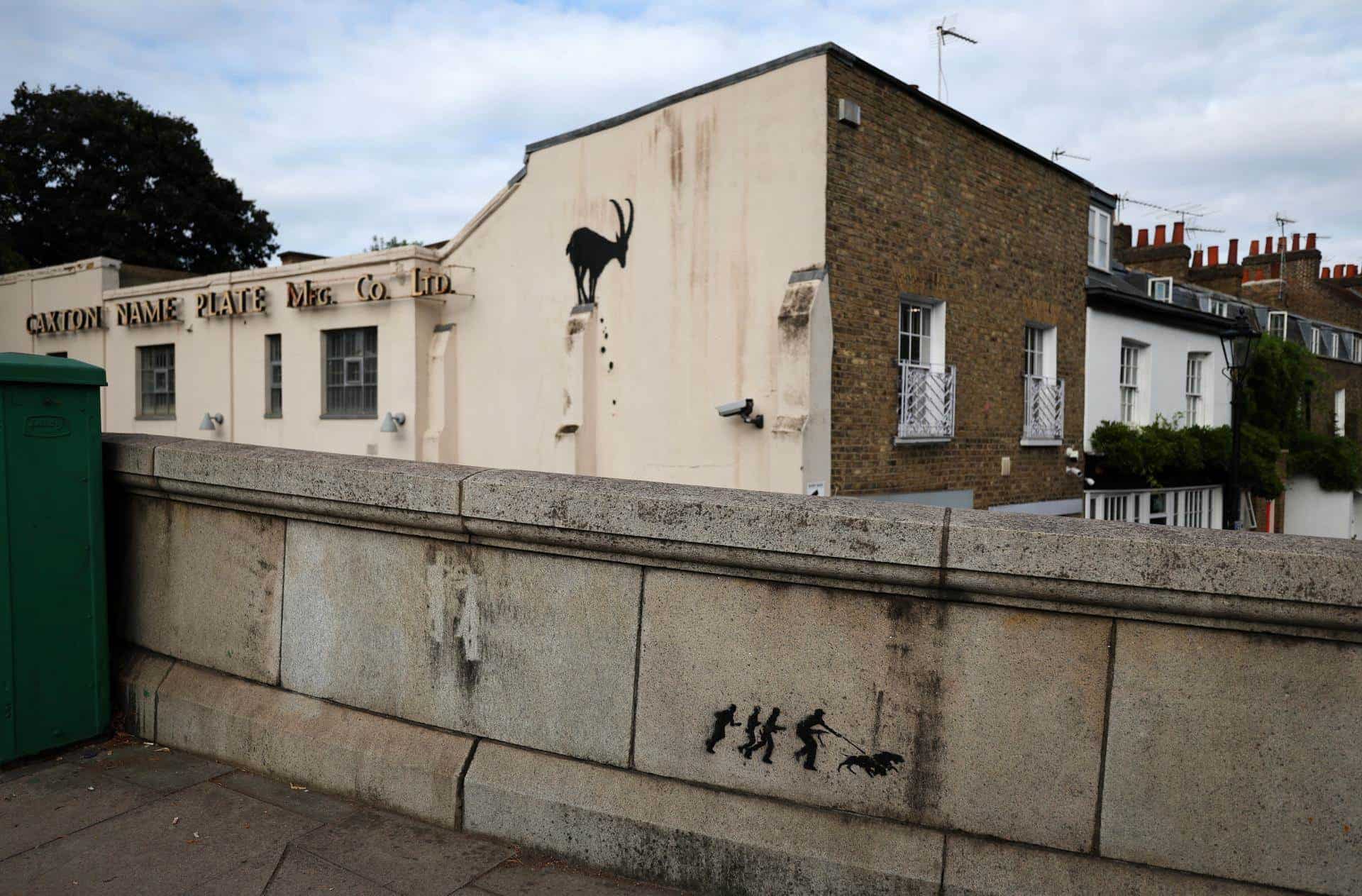 Banksy confirma la autoría de una nueva obra de arte en un edificio al suroeste de Londres