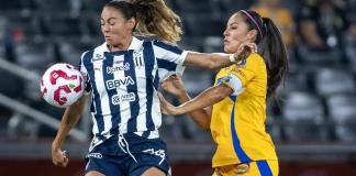 Monterrey golea al Necaxa y sube al tercer lugar de la liga femenina del fútbol mexicano