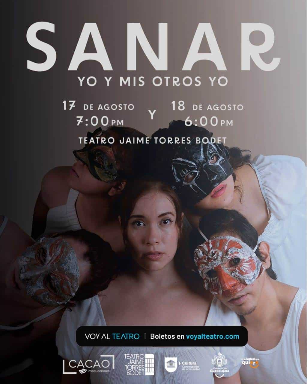 ‘Sanar. Yo y mis otros yo’: Una obra sobre priorizar la salud mental en el Teatro Jaime Torres Bodet