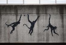 Banksy sorprende en Londres con sucesivos grafitis de animales