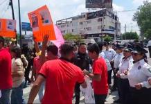 Reprimen protesta de familiares de desaparecidos cuando intentaban cerrar avenida