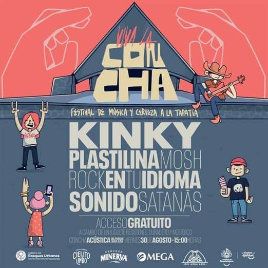 Kinky y Plastilina Mosh encabezan el festival Viva la Concha 