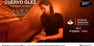 El Conjunto Santander recibe el debut del músico Cuervo Glez
