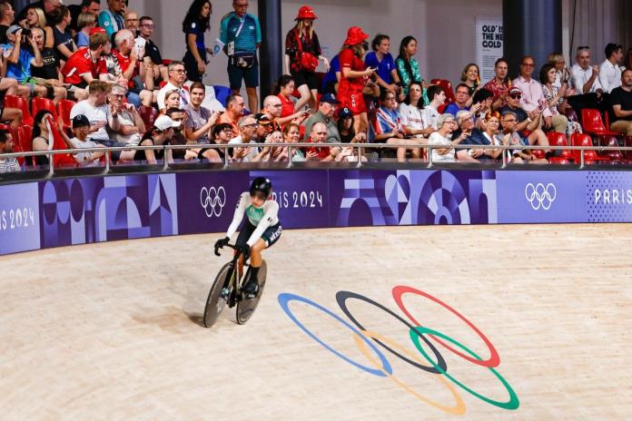 Sexto puesto y diploma olímpico para mexicana Gaxiola en keirin de París-2024
