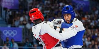 Sansores pierde el duelo por el  bronce en el Taekwondo de París 2024