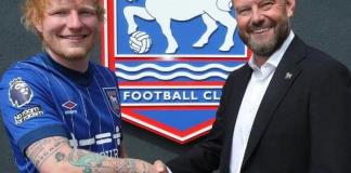 Ed Sheeran se convierte en accionista minoritario del Ipswich Town