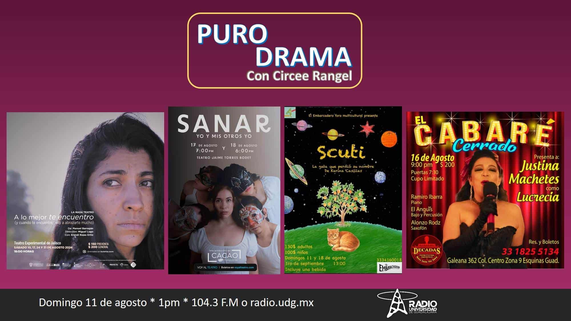 A lo mejor te encuentro. Justina Machetes. Sanar yo y mis otros yo. Scuti. Puro Drama 11 agosto 2024