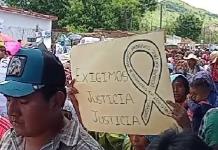 Wixárikas de Tuxpan de Bolaños exigen justicia en el sepelio de Yuniur Vázquez y Antonio Carrillo