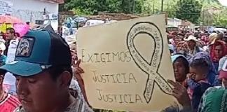 Wixárikas de Tuxpan de Bolaños exigen justicia en el sepelio de Yuniur Vázquez y Antonio Carrillo