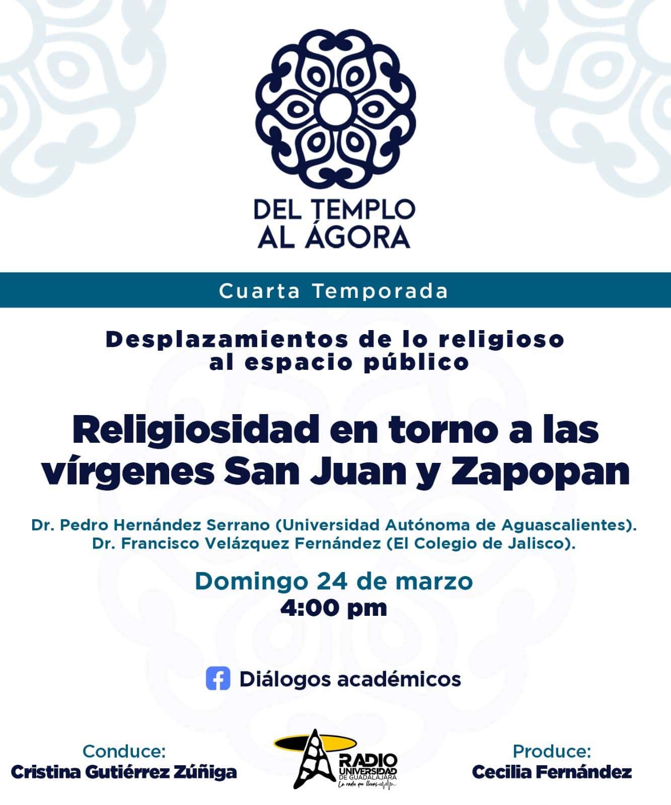 Del Templo al Ágora - Domingo 24 de Marzo del 2024 - T4-E4 Religiosidad en torno a las vírgenes de San Juan y Zapopan