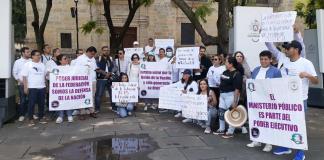 Jueces y abogados del Poder Judicial Federal llevaron su protesta a la plaza de la Liberación