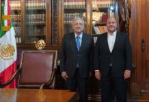 Al fin, AMLO recibe a Alfaro... y solo comparten la foto