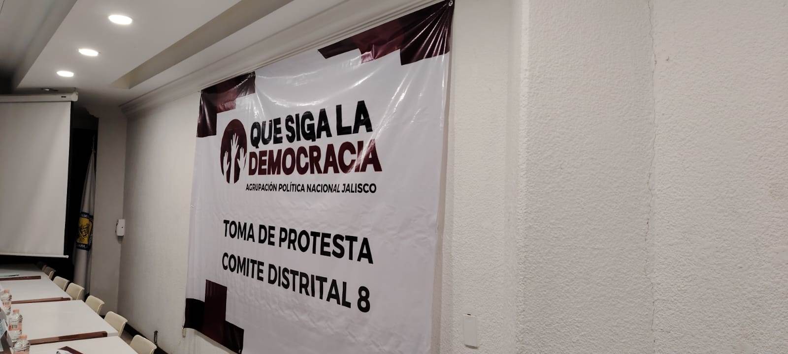 Rinde protesta comité distrital de Guadalajara del Movimiento Que siga la democracia