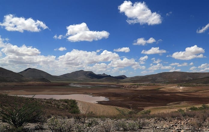 Una presa se seca en Chihuahua ante una sequía que no cede en parte del país