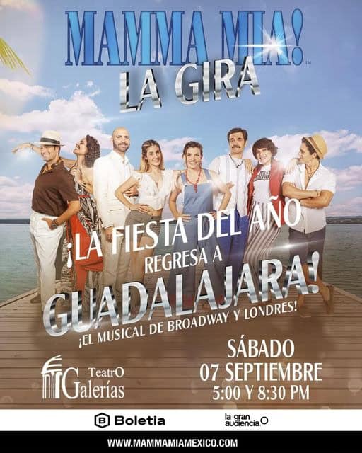 Regresa el musical Mamma Mía! a Guadalajara