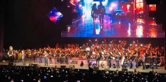 El XXXI Encuentro del Mariachi y la Charrería cierra con fusión de orquesta, mariachi y la banda MS