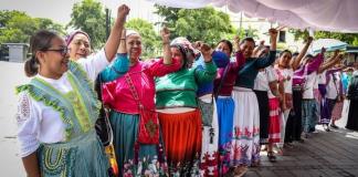 Mujeres de diversas etnias de Zapopan hacen escuchar su voz en el Día Internacional de la Mujer Indígena