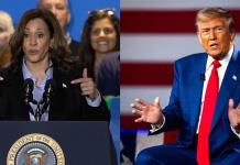 Los hombres latinos apoyan casi por igual a Harris y Trump