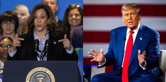 Los hombres latinos apoyan casi por igual a Harris y Trump