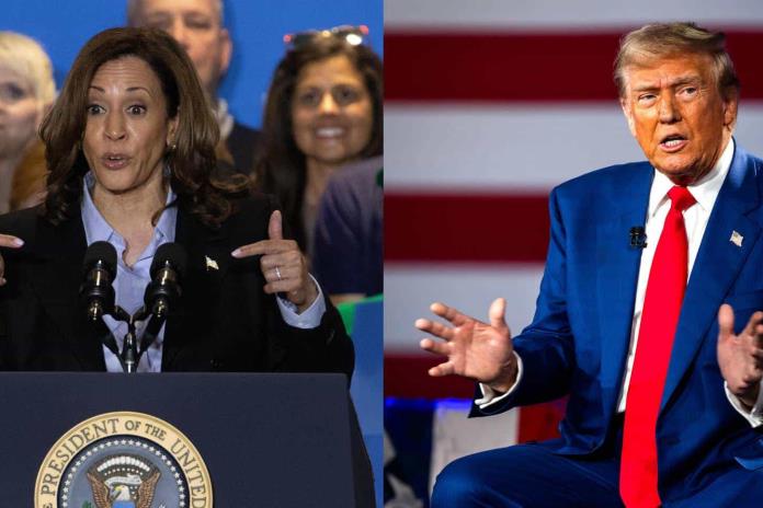 Los hombres latinos apoyan casi por igual a Harris y Trump
