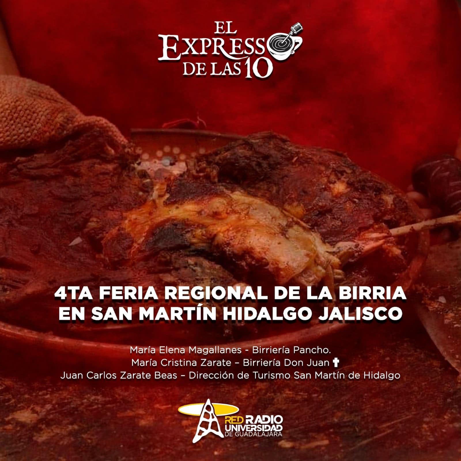 4ta. Feria Regional de la Birria en San Martin de  Hidalgo Jalisco - El Expresso de las 10 - Mi. 11 Septiembre 2024