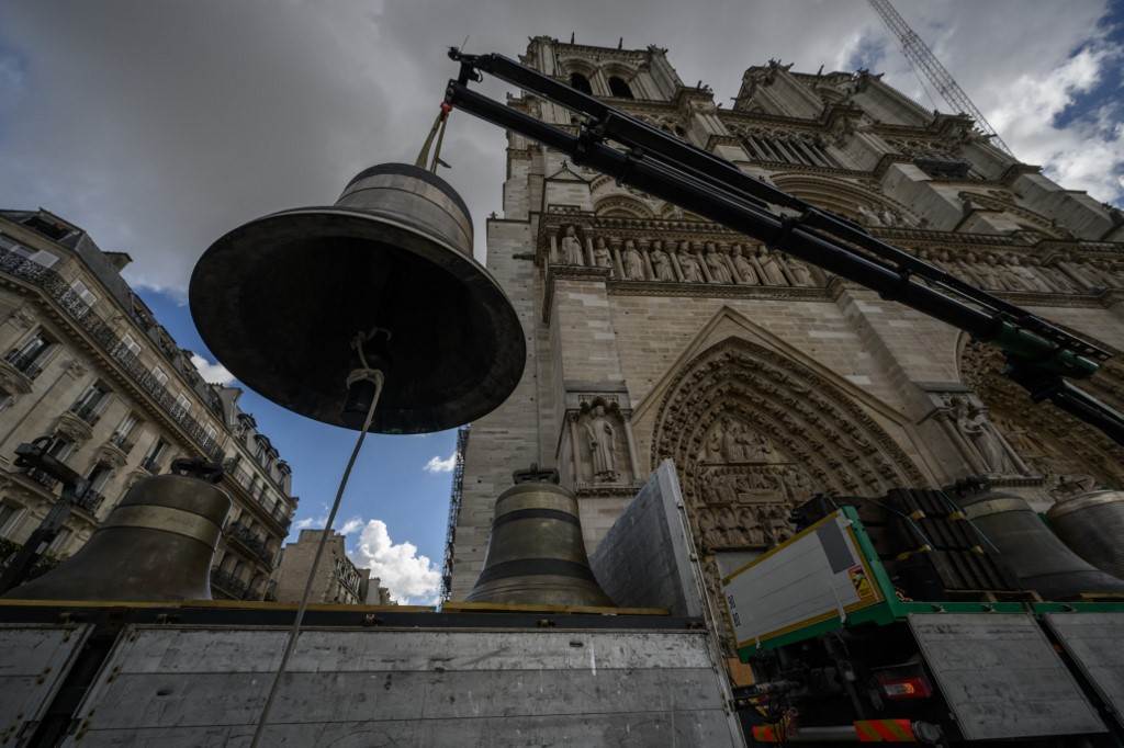 La catedral de Notre Dame recupera sus ocho campanas antes de su reapertura