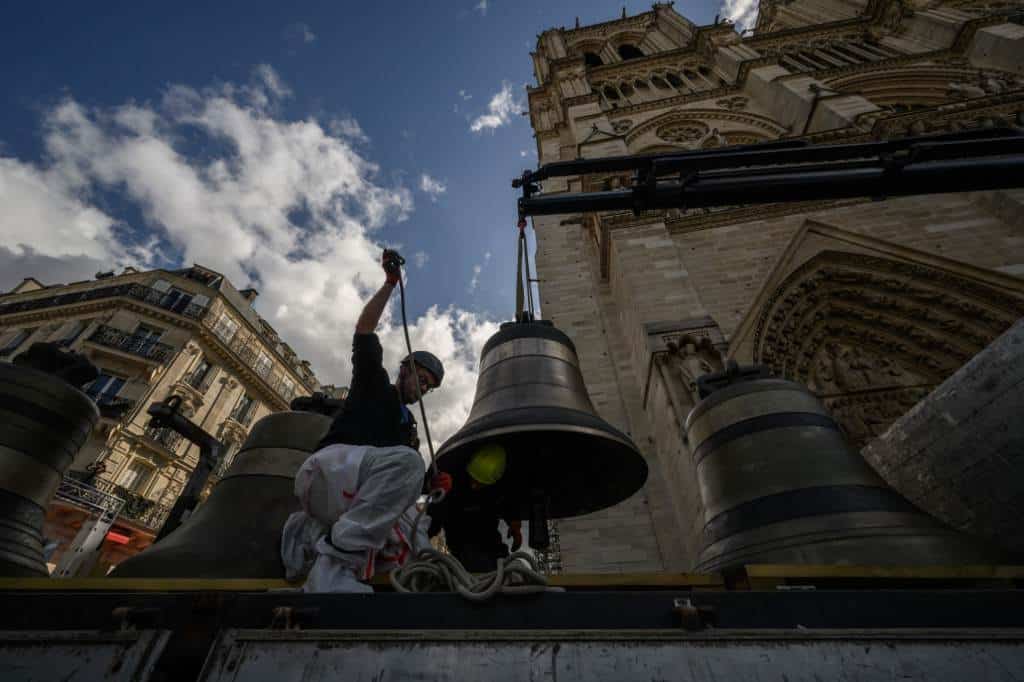 La catedral de Notre Dame recupera sus ocho campanas antes de su reapertura