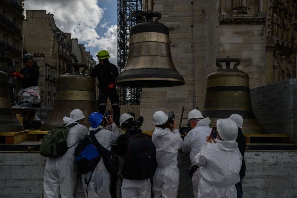 La catedral de Notre Dame recupera sus ocho campanas antes de su reapertura