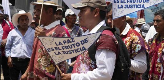 Miles de ciudadanos en Chiapas piden al Gobierno de México parar la violencia del narco