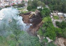 Incendio en vivero detona contaminación en escuelas