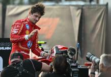 Leclerc, piloto de Ferrari, saldrá primero en el gran premio de Azerbaiyán, Pérez, en cuarto lugar