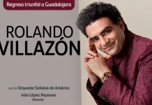 El tenor Rolando Villazón está de regreso en México y se presentará en el Conjunto Santander