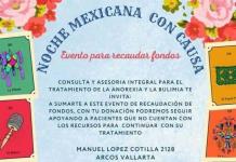 Noche Mexicana para apoyar a pacientes con trastornos alimenticios
