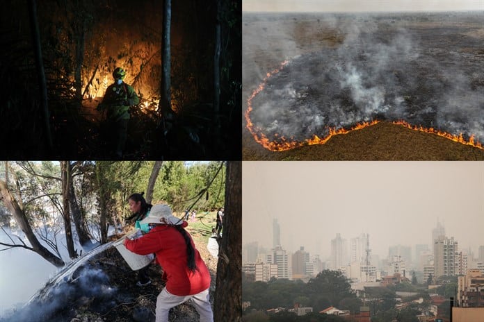 AI insta a Gobiernos suramericanos a evitar una catástrofe climática ante ola de incendios