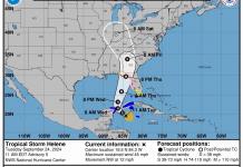 La recién formada tormenta Helene provocará lluvias torrenciales en el Caribe mexicano