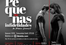 El Teatro Experimental de Jalisco recibirá el estreno de la obra “Pequeñas infidelidades”