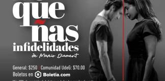 El Teatro Experimental de Jalisco recibirá el estreno de la obra "Pequeñas infidelidades"