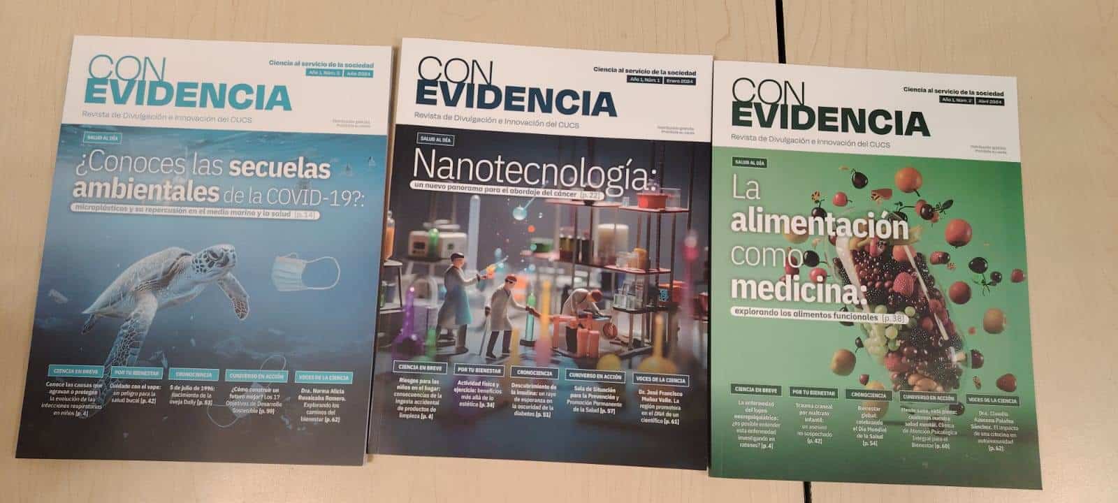 El CUCS lanza la revista científica Con Evidencia, dirigida a todo el público 