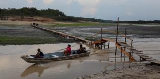 Situación crítica en afluentes del río Amazonas por sequía en Brasil