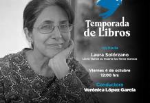 Laura Solorzano, bailan su muerte las flores blancas. Temporada de libros 4 octubre 2024