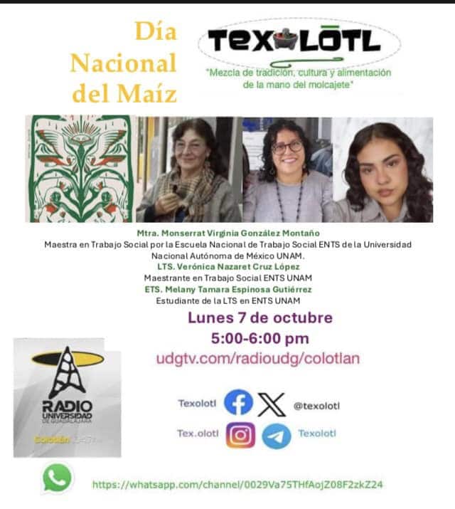 Texólotl  Dia Nacional del Maiz  07-Octubre-2024