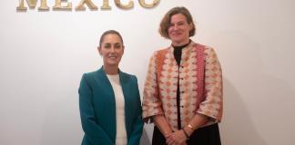 Sheinbaum se reunió con la economista Mariana Mazzucato para hablar de proyectos en México