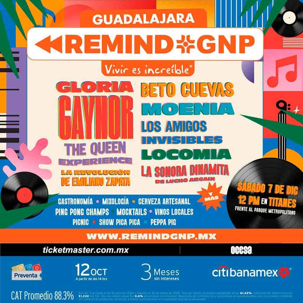 Gloria Gaynor encabeza el Festival Remind en Guadalajara