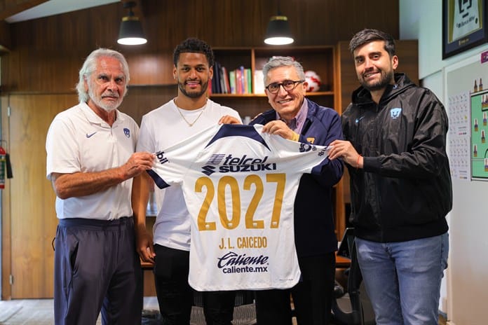 El colombiano Caicedo dice que su fortaleza le permitió abrirse camino en Pumas