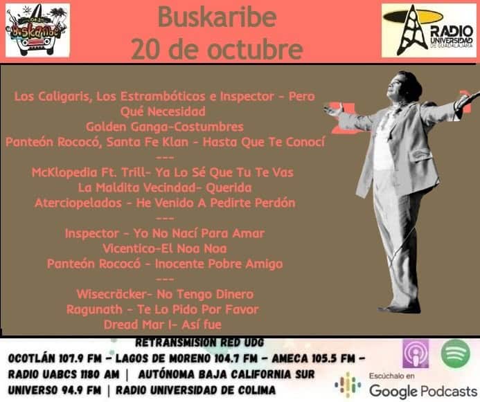 Buskaribe 20 octubre 2024