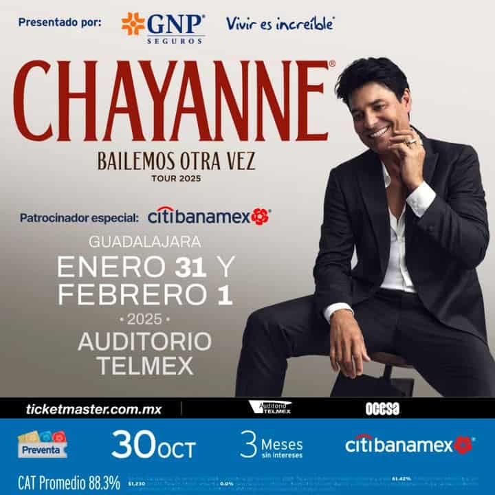 Chayanne regresa a México: inicia su gira en Guadalajara