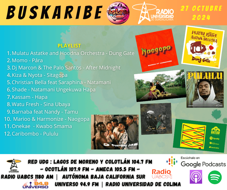 Buskaribe 27 octubre 2024 - African Mix